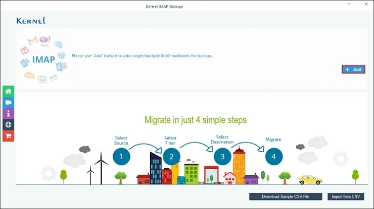 Add the Outlook account credentials
