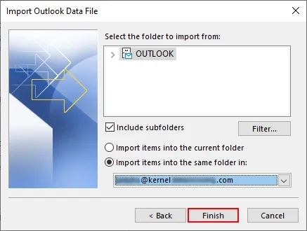  Select BigPond account and click Finish