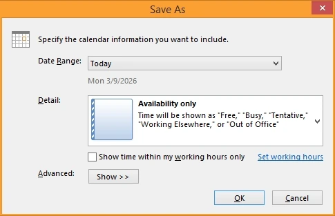 Export process will begin
