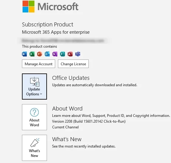 updates for Office