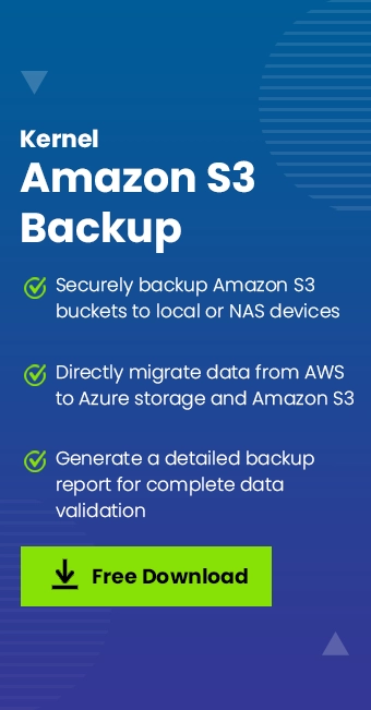 Kernel Amazon S3 Backup software Tool