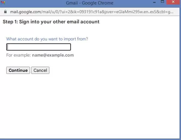 click on the Continue