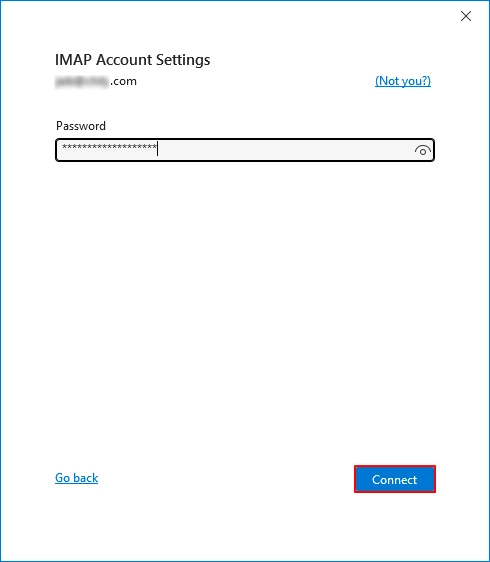 Connect IMAP account