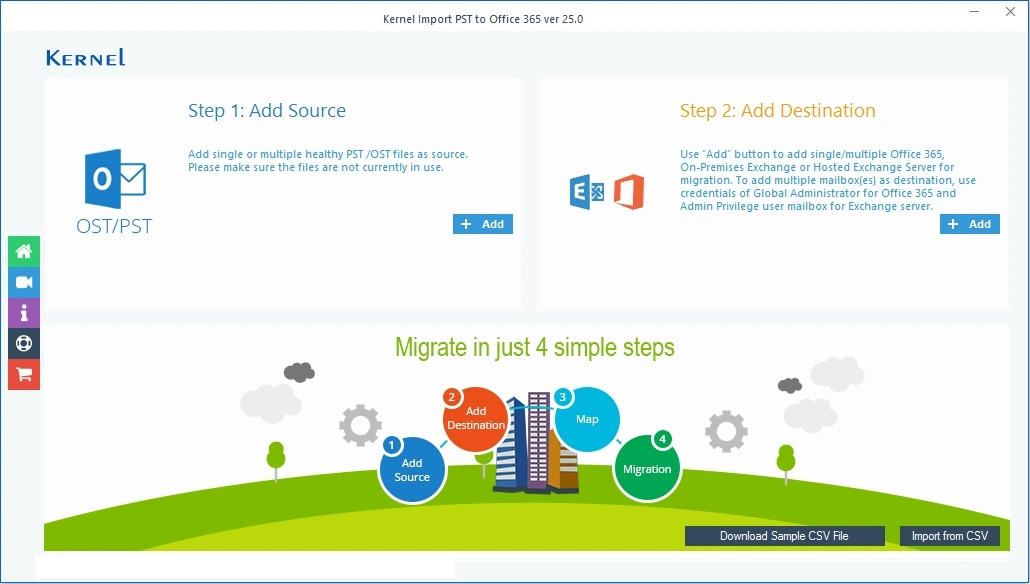 Click on Add in the Add Source pane to provide path 