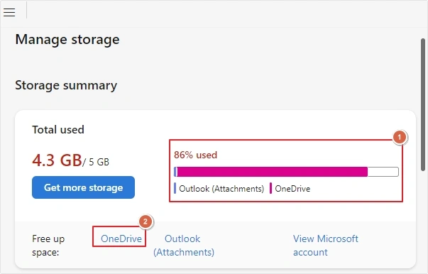 click onedrive