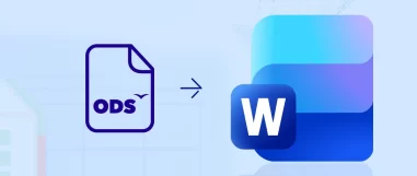 How to Convert ODS to Word File in Windows OS?