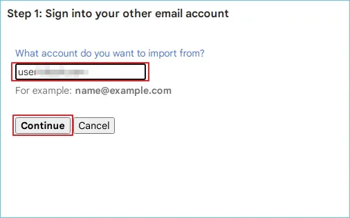 Enter your AOL Mail email address