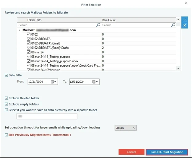 Apply the data filters as required