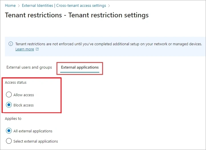 go to external applications