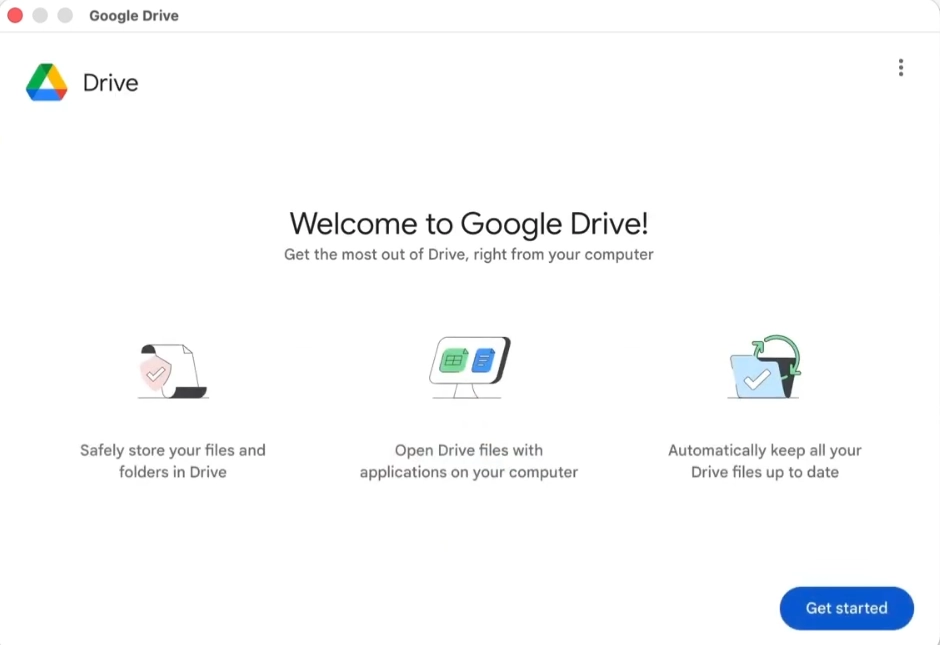 Download the Google Drive for Desktop app for macOS