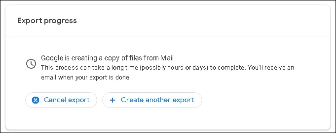export process