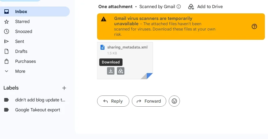 Click on the download icon