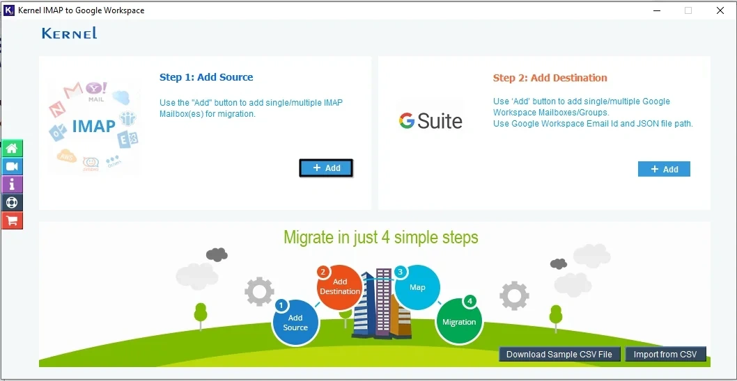 Click Add button in the Add Source section