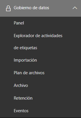 En el panel izquierdo accedemos