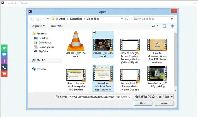 archivo reparado y hacemos clic en Save