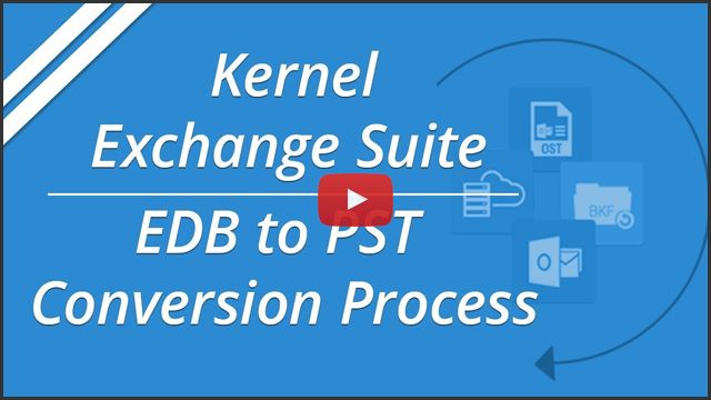 EDB to PST process