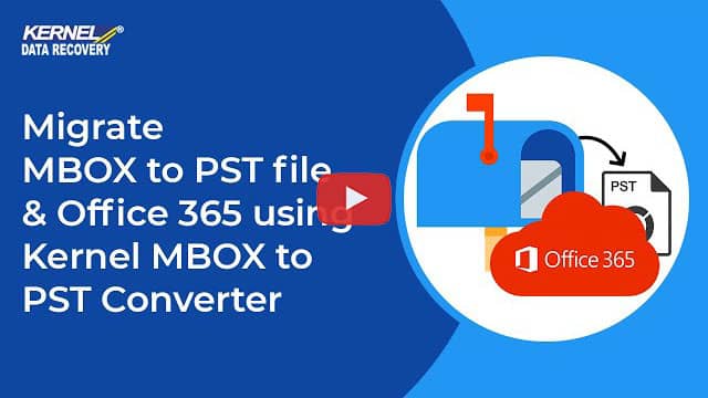 Migrate MBOX to PST file video
