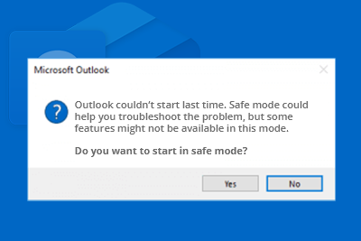 Repair Outlook Command-Line & Warning Error