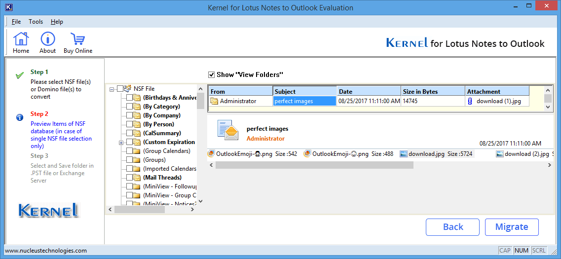 Selecting Multiple NSF files to add to the tool