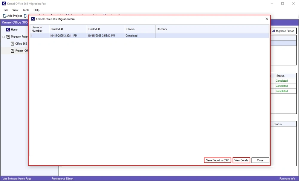 Click on View Details