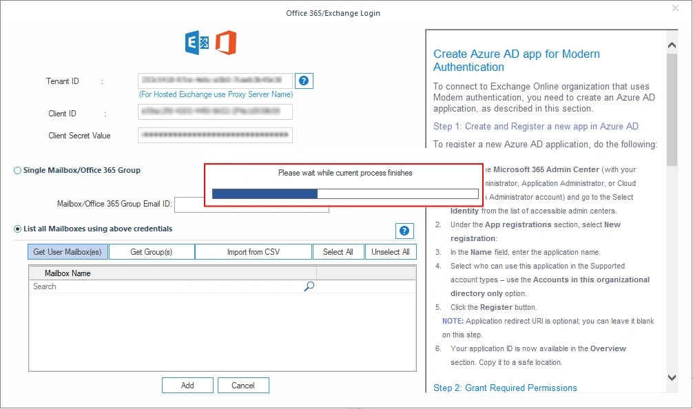 start extracting all users