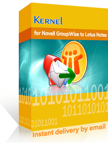 Kernel for GroupWise to Lotus Notes