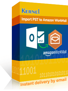 Kernel Import PST to Amazon WorkMail