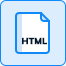 save the MBOX files and folders list in HTML files
