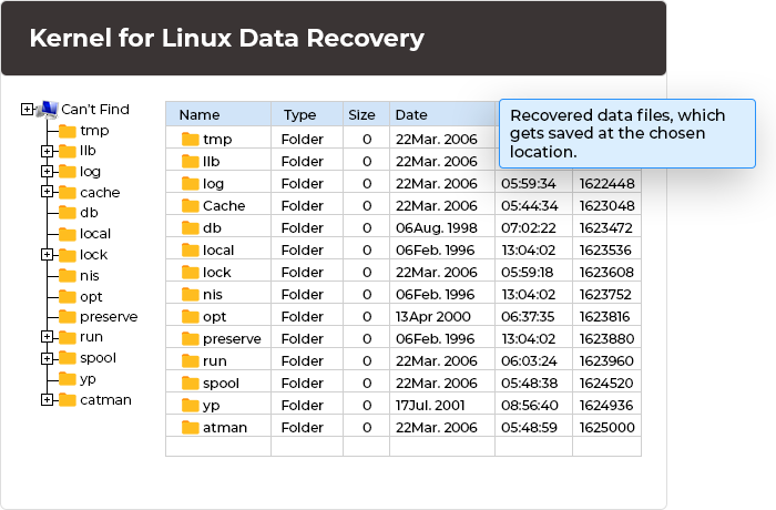 Save the recovered files in desired destination folder