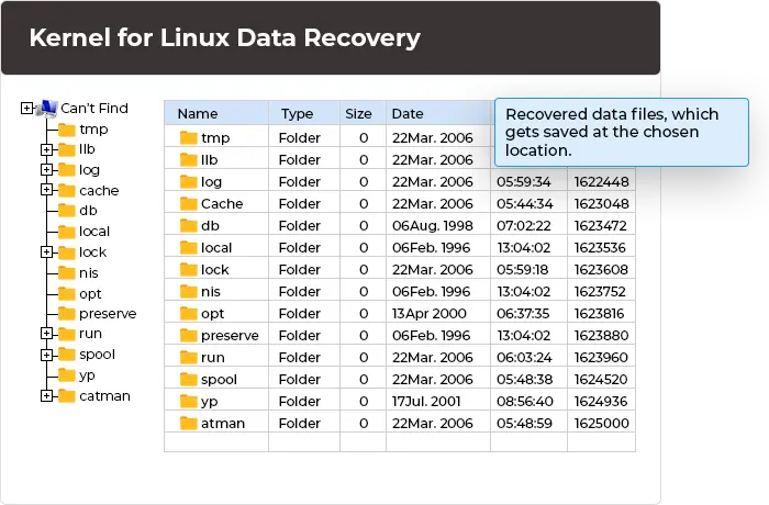 Save the recovered files in desired destination folder