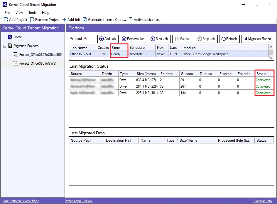 migration is finished