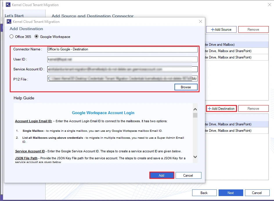 Office 365 to Google Workspace