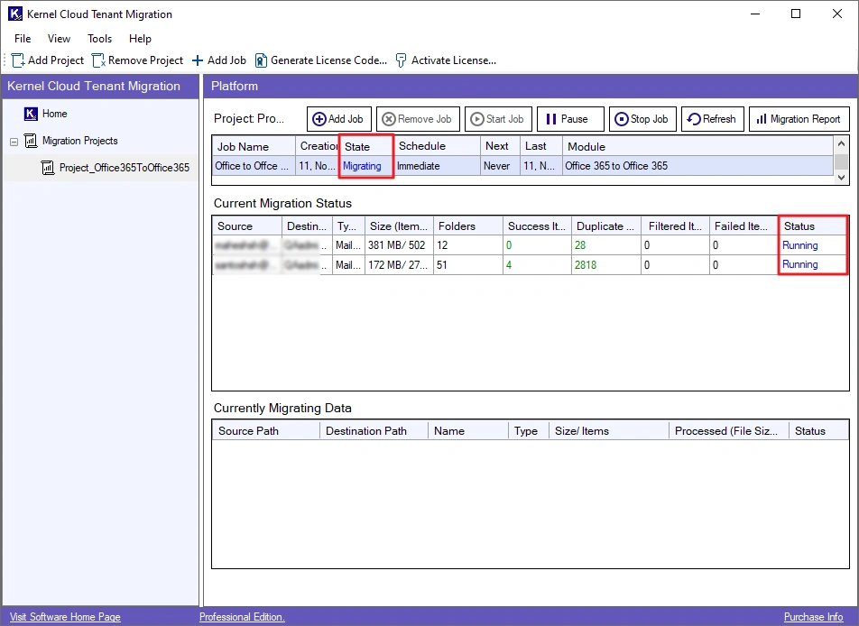  migration is successful
