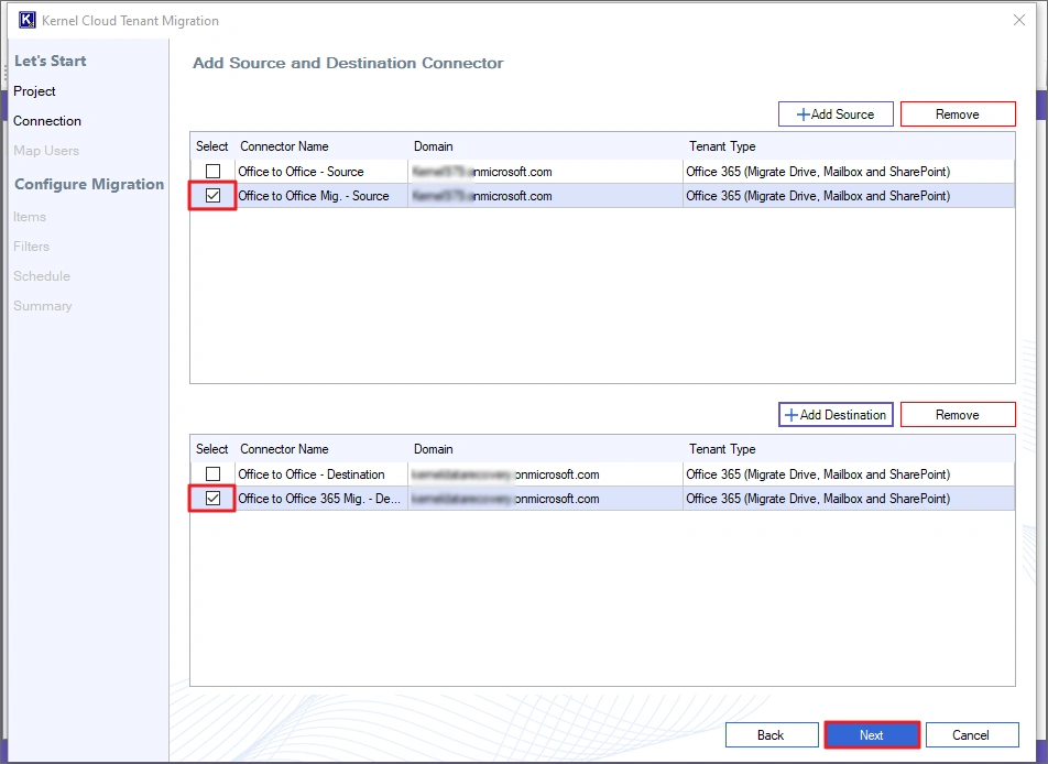 remove any Office 365 account from the list