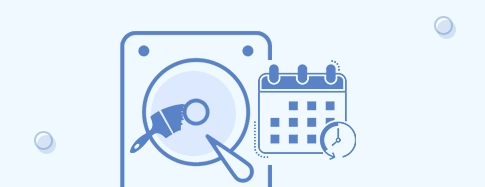 Easily wipe data with the Tasks and the Scheduler options.