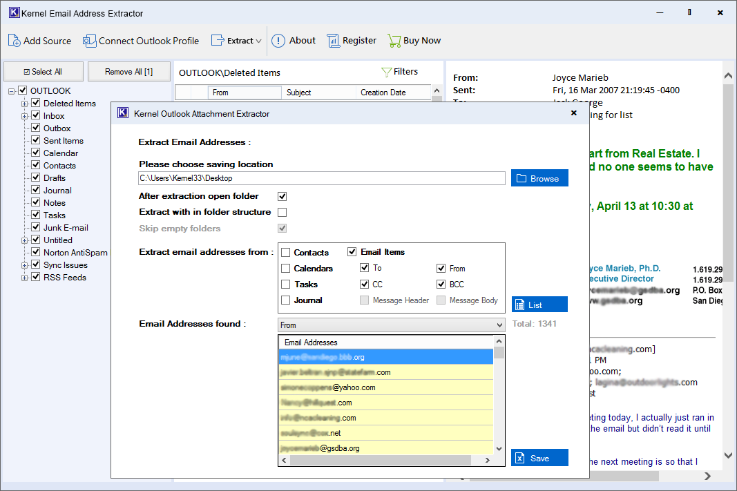 How to Extract Email Address
