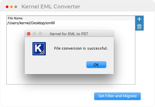Your EML Conversion is done.