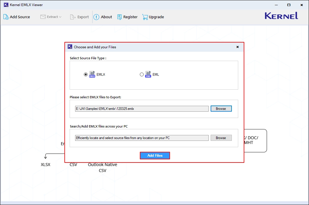 Add EMLX files