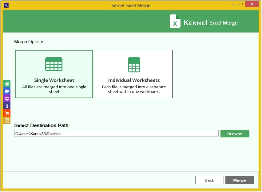 Kernel Excel Merge tool