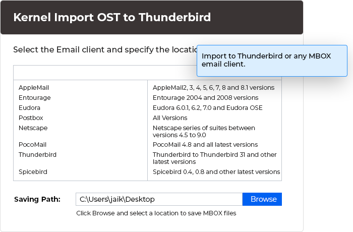 Import to Thunderbird or any MBOX email client.