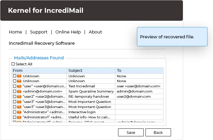 In this step, after the completion of recovery procedure, you can have the clear preview of recovered file.