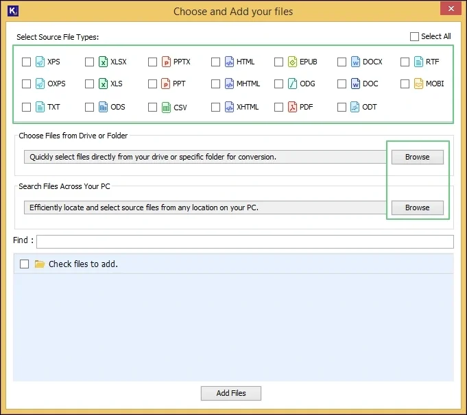 select format
