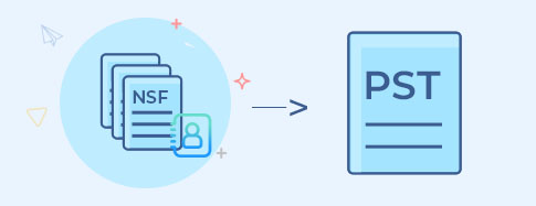 Export contacts from multiple NSF users to PST