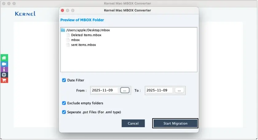 Kernel Mac MBOX Converter Software