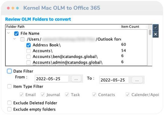 Save the PST file at the mentioned location