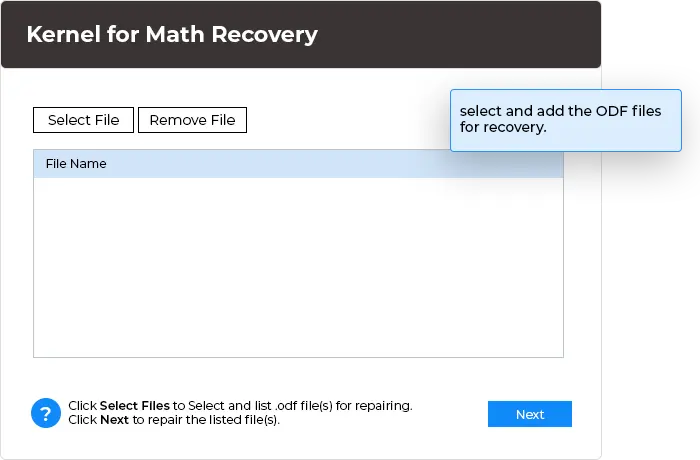 select the corrupt files