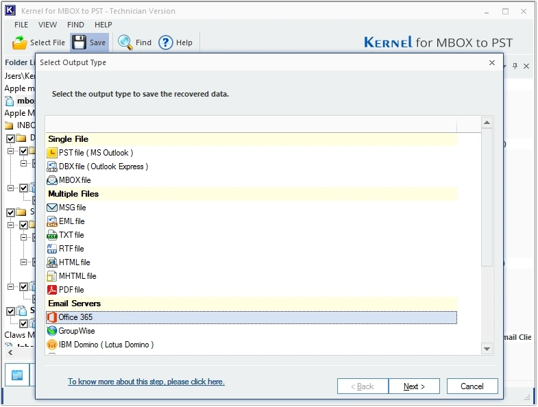 Kernel MBOX to Office 365 Migrator