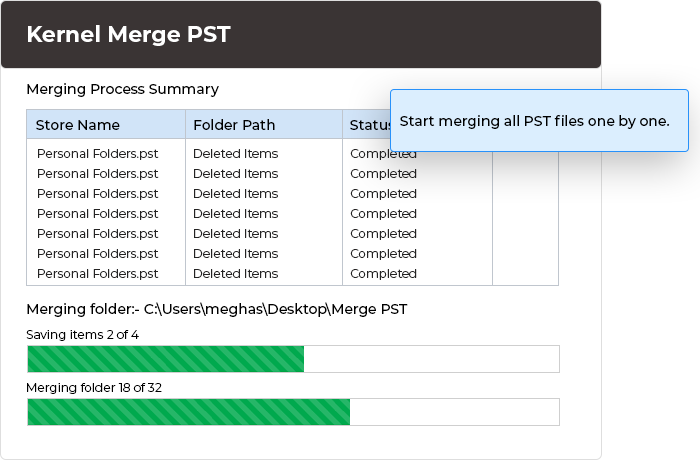 merge pst files