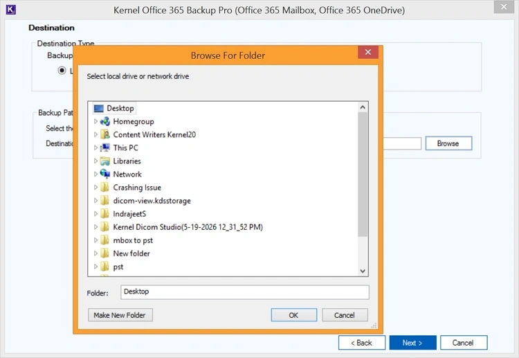 provide the file saving location