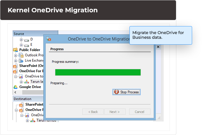 Migrate the OneDrive for Business data